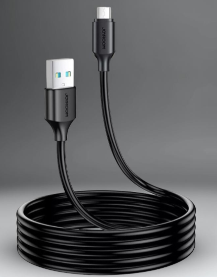 Joyroom 2.4A USB-A To Micro 1 Meter Fast Charging Data Cable Black (Original)