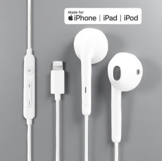 Apple Lightning Wired Handsfree Earpods (Original - Used)