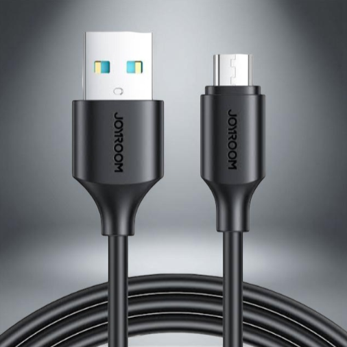 Joyroom 2.4A USB-A To Micro 1 Meter Fast Charging Data Cable Black (Original)