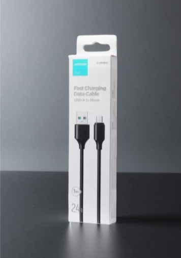 Joyroom 2.4A USB-A To Micro 1 Meter Fast Charging Data Cable Black (Original)