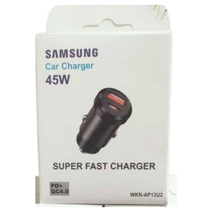 Samsung 45W Super Fast Car Charger (Master Copy)